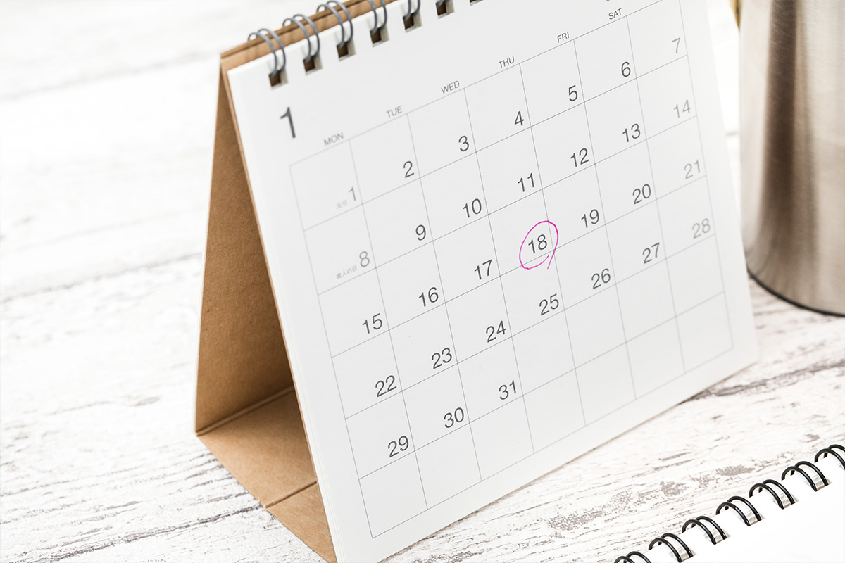 ７月の、無料体験スケジュール